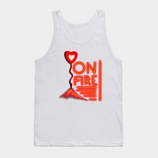 Love on Fire! Tank Top